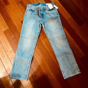 Current 2026 Gap low rise 90’s slim straight jeans petite 28/ P